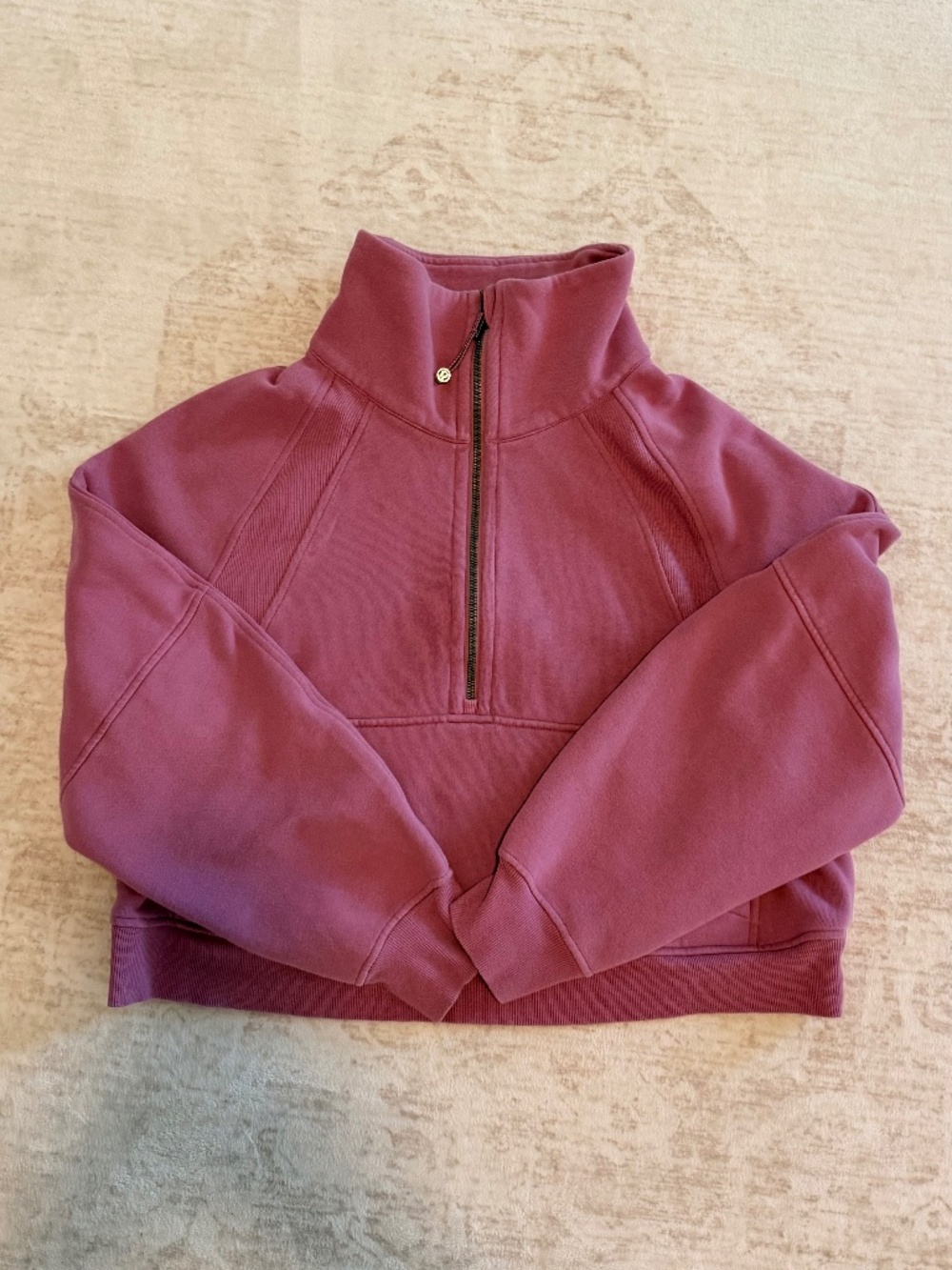 Lululemon Scuba Oversized Funnel-Neck Half-Zip size M/L